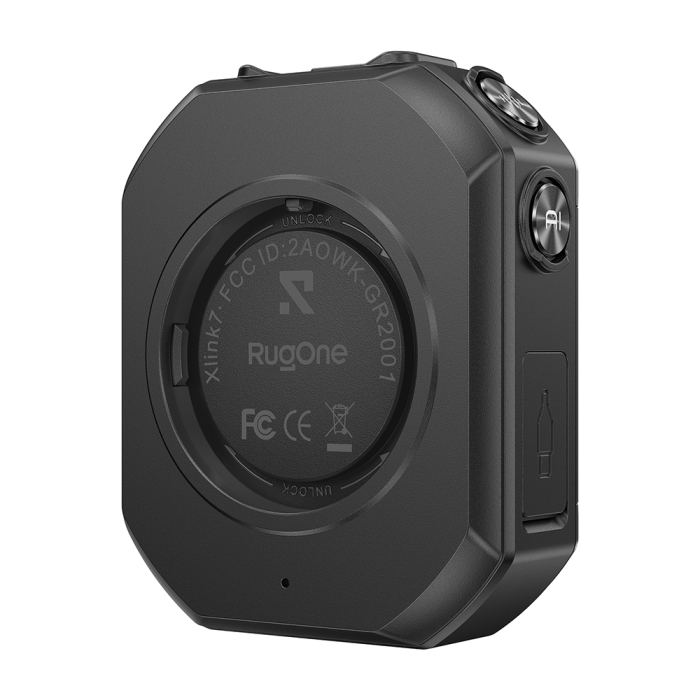 Walkie Talkie RugOne XLink 7, Negru, 4G, Comunicare vocală AI, GPS, Bluetooth 5.2, SOS, Baterie 1050mAh, USB-C, Nano SIM [14]