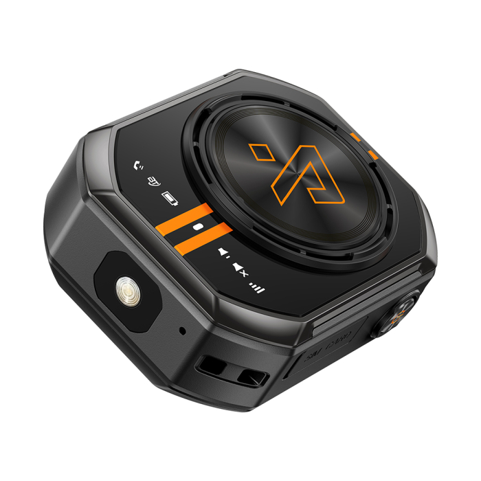 Walkie Talkie RugOne XLink 7, Negru, 4G, Comunicare vocală AI, GPS, Bluetooth 5.2, SOS, Baterie 1050mAh, USB-C, Nano SIM [15]