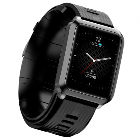 Smartwatch iSEN Watch P60 Black, IPS 1.65", Blood Pressure Monitor with Inflatable Cuff, Family Monitoring, Heart Rate, Temperature, Oxygen [5]