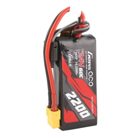 Acumulator GensAce G-Tech LiPo 2200mAh 7.4V 60C 2S1P XT60 [3]
