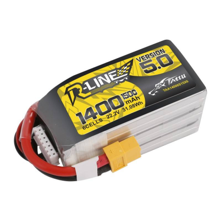 Acumulator Tattu R-Line 5.0 1400mAh 22.2V 150C 6S1P XT60 [2]