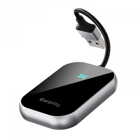 iSEN A21 Wireless Car Adapter for Android Auto and CarPlay, Black, USB & Type-C, Auto-Connect, 5.8 GHz, Plug & Play [3]