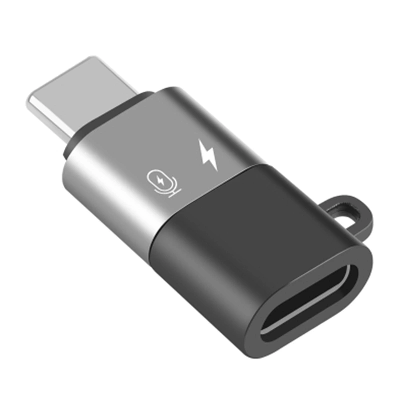 Noutati - Adaptor Puluz de la 8 pini la USB-C OTG (negru)