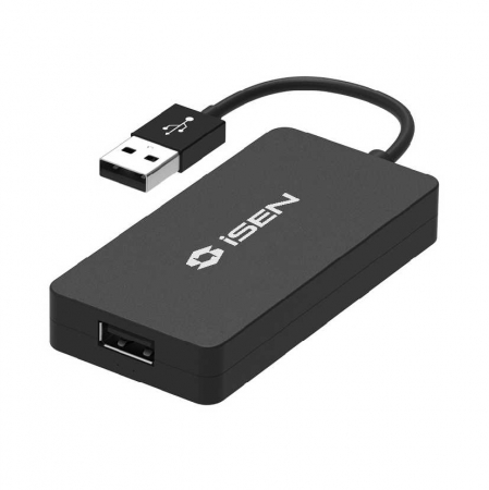 Adaptor USB wireless iSEN CCPA Negru, WiFi 5, Conectare prin cablu sau wireless, Kit auto integrat APK [1]