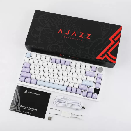 AJAZZ AK820 PRO Mechanical Keyboard TFT Screen Bluetooth ,2.4G Wireless ,Wired Mode RGB Hot-Swap [3]