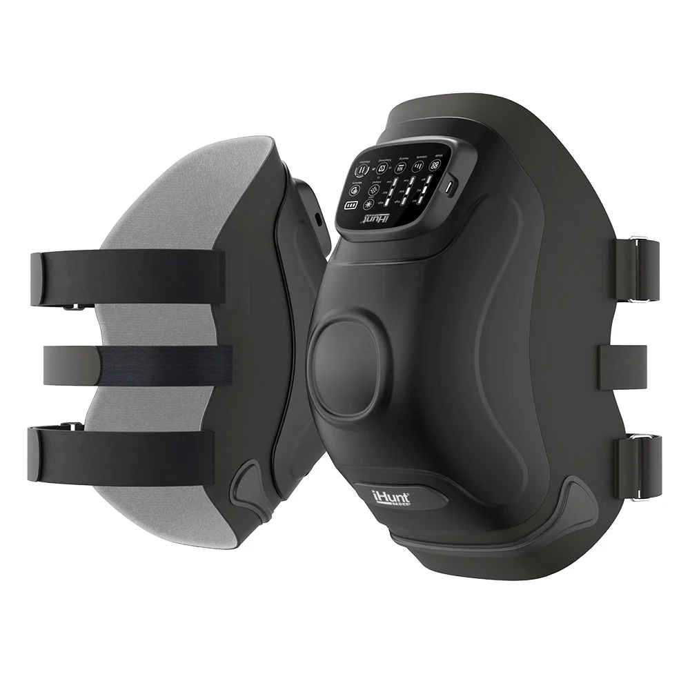 Aparat de Masaj pentru Genunchi și Articulații iHunt SPA KneeRestore, Compresie cu Aer, Vibrații, Terapie prin Căldură și Infraroșu, Baterie 5000mAh [1]
