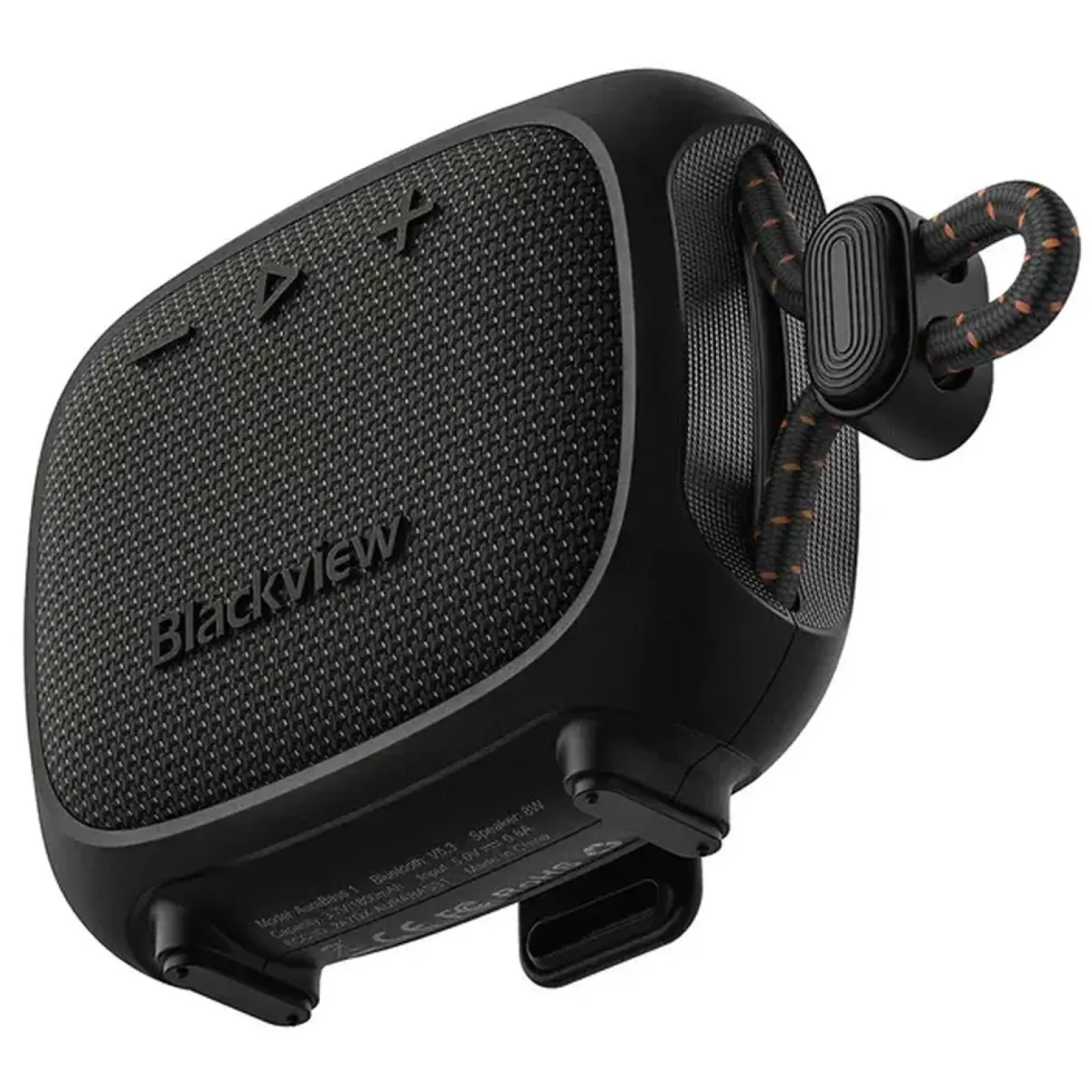 Noutati - Blackview AuraBass 1 Boxă Portabilă Bluetooth V5.3, 1800mAh, 8W, IPX7, TWS, Microfon, Negru