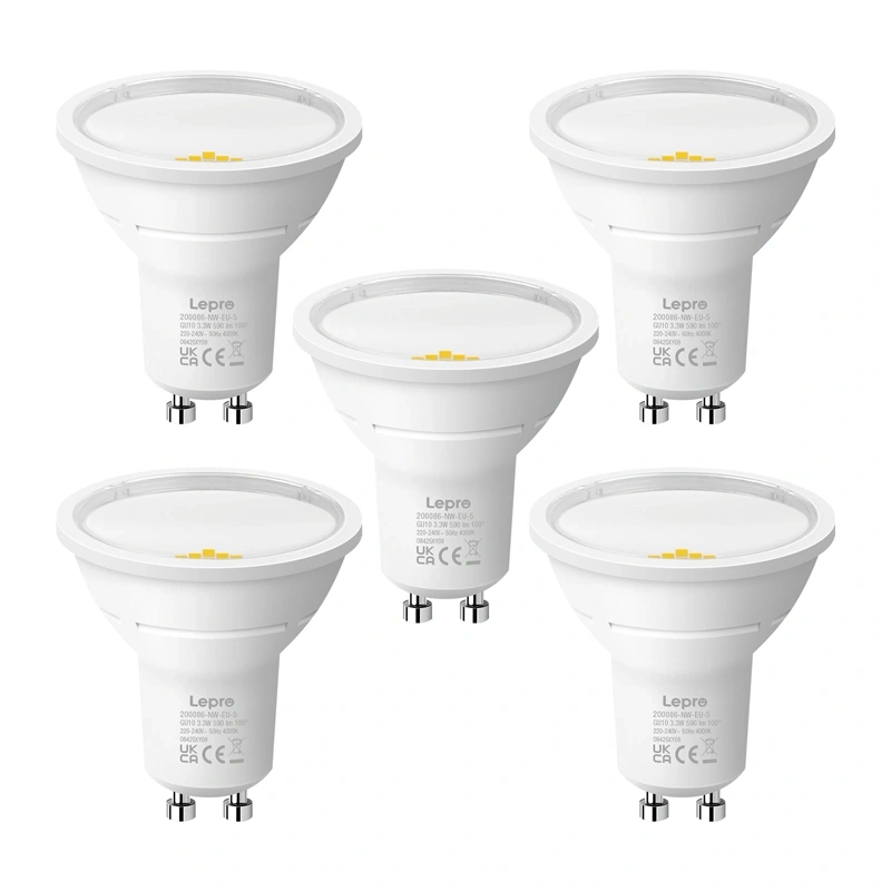 Bec LED LEPRO 200086-NW GU10 5 buc. [0]