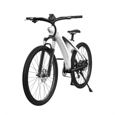 Electric bicycle iSEN Q5 White, 650W, 27.5" Wheel, 9 Shimano Speeds, Full Electric or Assisted Riding, 45km/h, Detachable Battery, IPX4 [7]