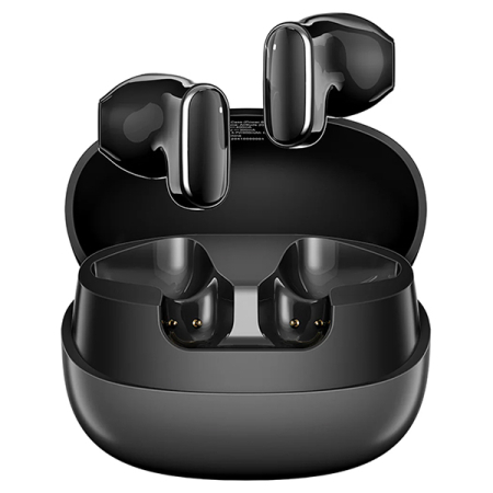 Blackview AirBuds 20 Vezeték Nélküli Fülhallgató, Fekete, Bluetooth 5.4, 29 óra Üzemidő (400mAh), IPX7, DNS Zajcsökkentés, 13mm Driver, Érintésvezérlés [1]