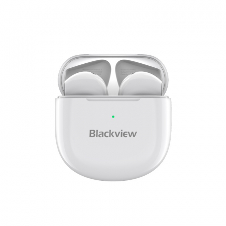 Headphones - Casti wireless semi-in-ear Blackview AirBuds 3 TWS Alb cu cutie de incarcare si transport