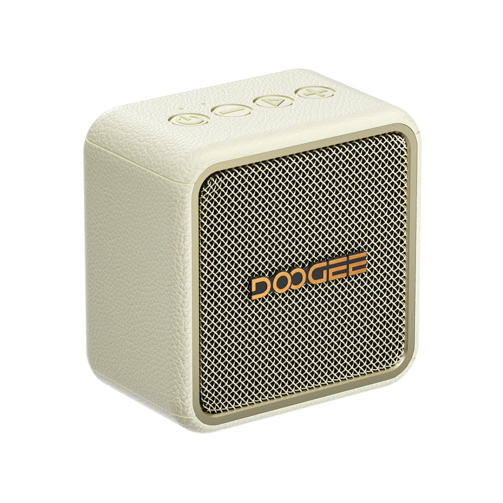 DOOGEE Field Pulse Hordozható Bluetooth Hangszóró, Fehér, 15W (20W Csúcsteljesítmény), Bluetooth 5.3, IP67, 16 Óra Üzemidő, TWS Stereo, USB, TF Kártya, AUX, Kihangosító [3]