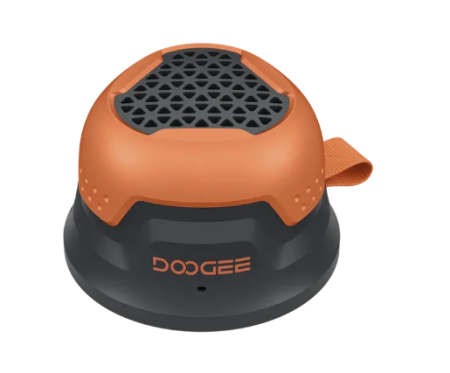 Mini Magnetic Bluetooth Speaker DOOGEE SnapBeat, Blue, Multi-Pairing, Android & iOS, 5W Peak, Bluetooth v5.4, Up to 12H playtime, Carabiner & Magnetic Mounting, IP66 [1]