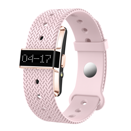 iSEN - Brățară Inteligentă iSEN B12, Roz, 0.80”, Bluetooth 5.3, Puls, SpO2, Monitorizare Somn, Moduri Sport, IP68, NxWear, Baterie 130mAh, Autonomie 10–15 Zile