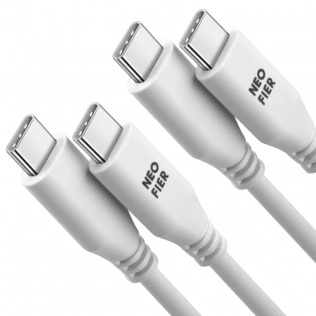 Accesorii Gadgets - Cablu Date NeoFier Type C - Type C 3A 1M, Alb