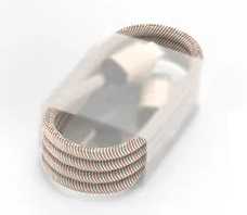 Noutati - Cablu de alimentare original USB Type-C pentru Rugone Xever 7/7 Pro, cu înveliș textil