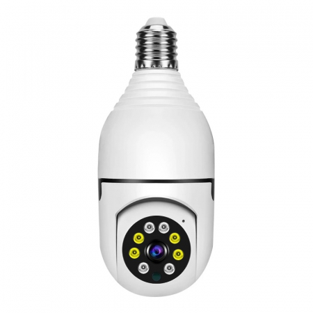 Camera de supraveghere HD tip bec STAR V380 Pro Alb [1]