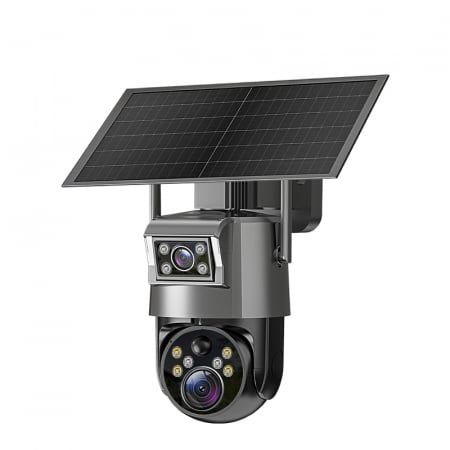 iSEN INGENIC T40N Megfigyelő Kamera Napelemes Panellel, 4G, 10X Optikai Zoom, 1080P, 350°/90°, Mozgásérzékelés, Éjjellátás, Dedikált Alkalmazás [1]