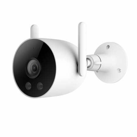 Camere Supraveghere Wireless - Camera de supraveghere wireless Xiaomi IMILAB EC3 Alb, 1080P, 3MP, FOV 270, Night vision, Detectare oameni, WiFi Hub incorporat, Cloud, IP66