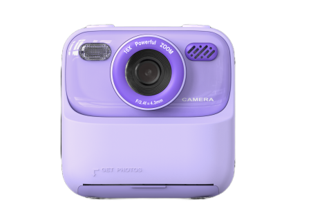 Smart Home - Cameră Foto Instant iSEN P79, pentru copii, Imprimare instant, Ecran 2.4”, Baterie reîncărcabilă, Încărcare Type-C