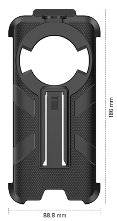 Carcasa de protectie multifunctionala pentru Ulefone RugKing cu clema si carabina [2]