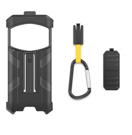 Phone accessories - Carcasa de protectie multifunctionala pentru Ulefone Armor 21 cu clema si carabina