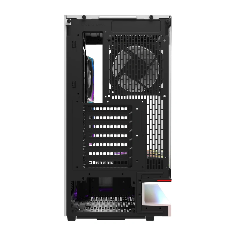 Carcasa pentru computer DarkFlash F1 ATX + 6 ventilatoare (alb) [13]