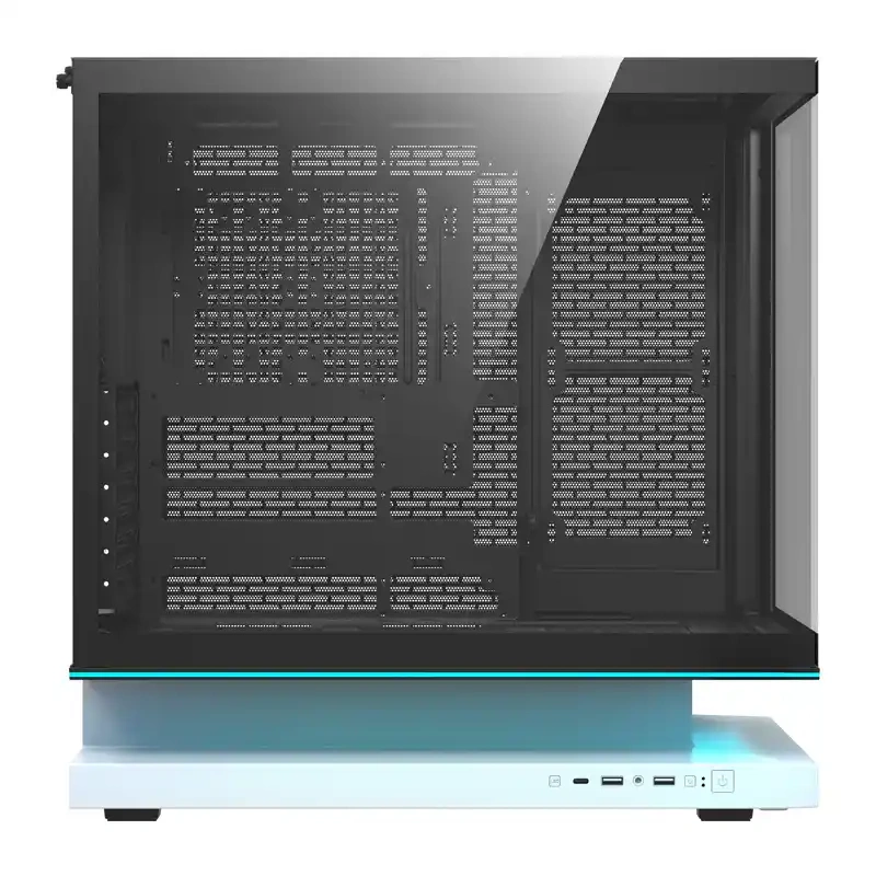Carcasa pentru computer DarkFlash F1 ATX + 6 ventilatoare (alb) [3]