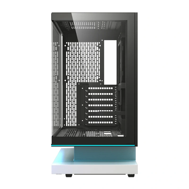 Carcasa pentru computer DarkFlash F1 ATX + 6 ventilatoare (alb) [4]