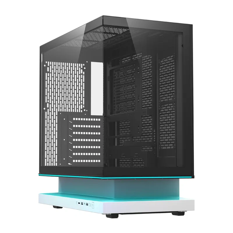 Carcasa pentru computer DarkFlash F1 ATX + 6 ventilatoare (alb) [2]