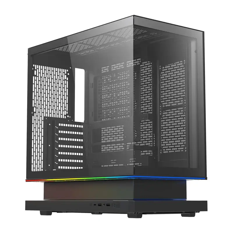 Carcasa pentru computer DarkFlash F1 cu 6 ventilatoare (negru) [4]
