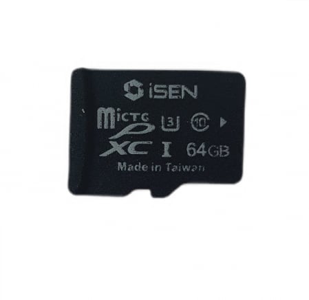 Sisteme (Camere) Supraveghere Video - Card de memorie microSD iSEN XC1 de 64GB clasa 10