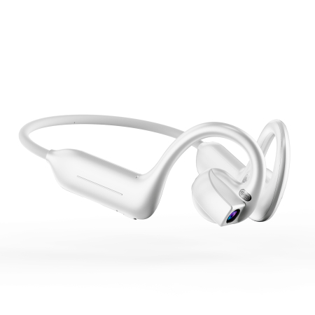 Căști Bluetooth AI iSEN E900, Alb, Cameră Sony 8MP, Open-Ear, Bluetooth 5.4, WiFi, 8GB, Traducere AI, Asistent Vocal, Reducere Zgomot Dual MIC, 220mAh [2]