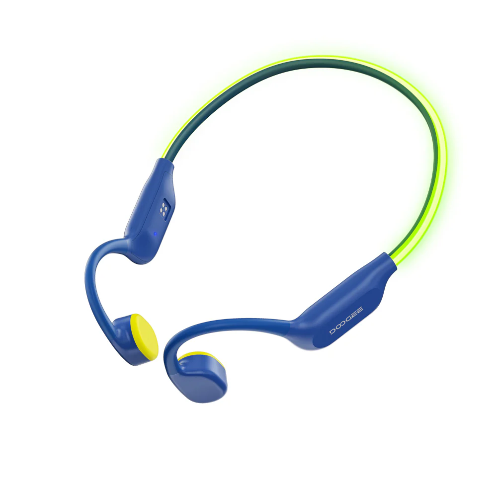 Hírek - DOOGEE BoneBeat Swim Ray Fejhallgató, Kék, Bone Conduction, Bluetooth, IPX8 Vízálló, MP3 Memória, Akár 8 óra Üzemidő