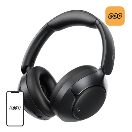 Casti - Casti fara fir QCY H3 pro ANC (negru)