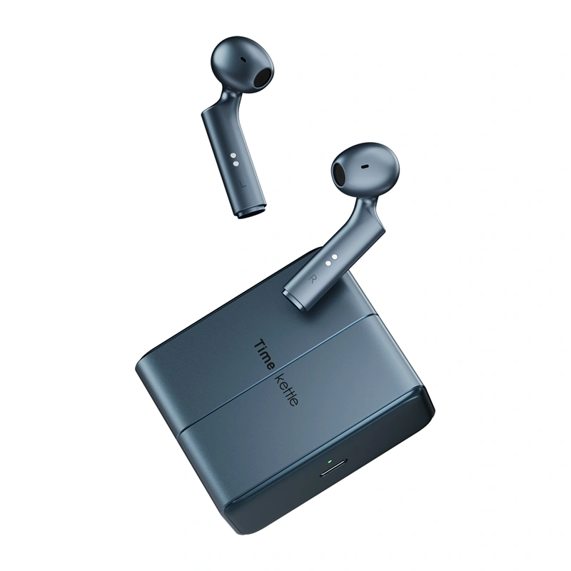 Casti - Casti intraauriculare TimeKettle W4 Plus TWS cu functie de traducere (albastre)