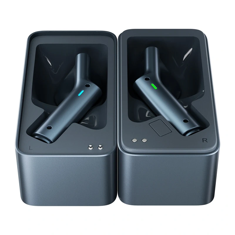 Casti intraauriculare TimeKettle W4 Plus TWS cu functie de traducere (albastre) [7]