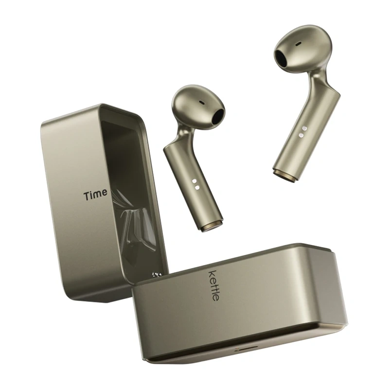 Casti intraauriculare TimeKettle W4 Plus TWS cu functie de traducere (aurii) [6]