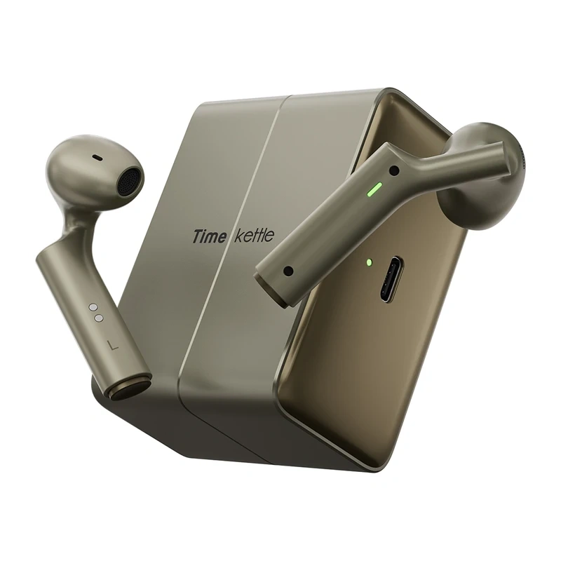 Casti intraauriculare TimeKettle W4 Plus TWS cu functie de traducere (aurii) [8]