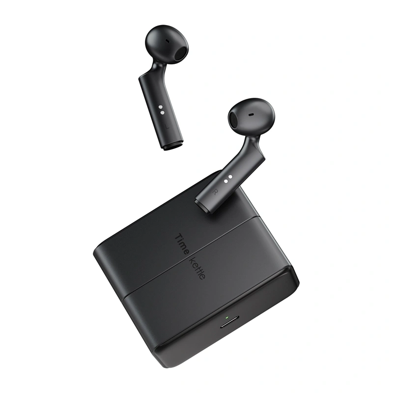 Casti - Casti intraauriculare TimeKettle W4 Plus TWS cu functie de traducere (negru)
