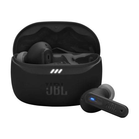 Casti Wireless - Căști JBL Tune Beam 2 In-Ear, Negru, True Wireless, Bluetooth 5.3, ANC, Spatial Sound, Multipoint, IP54, Autonomie 48h