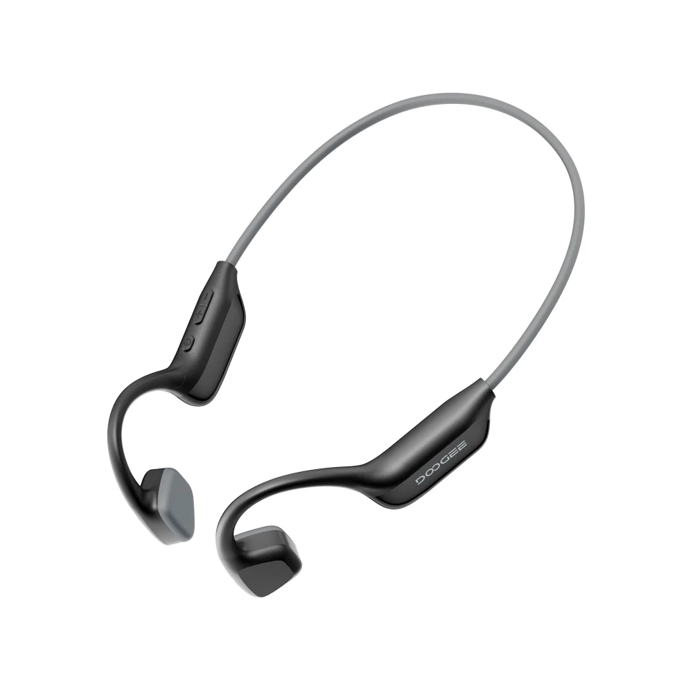 News - DOOGEE BoneBeat Run Digital Open-Ear Headphones, Black, Bluetooth 6.0, LED Display, IP67, 10h Playtime, Dual Device