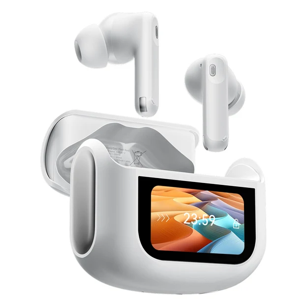 Blackview AirBuds 12 Vezeték Nélküli Fülhallgató, Fehér, Bluetooth 5.4, 10mm Dinamikus Meghajtó, AAC/SBC, IPX7, 400mAh Töltőtok, USB Type-C [3]