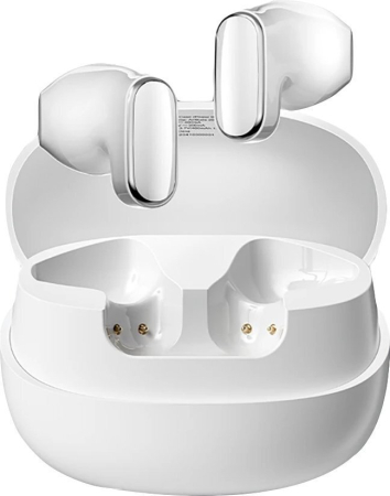 Wireless headphones - Blackview AirBuds 20 Wireless Earbuds, White, Bluetooth 5.4, 29h Autonomy (400mAh), IPX7, DNS Noise Reduction, 13mm Driver, Touch Control