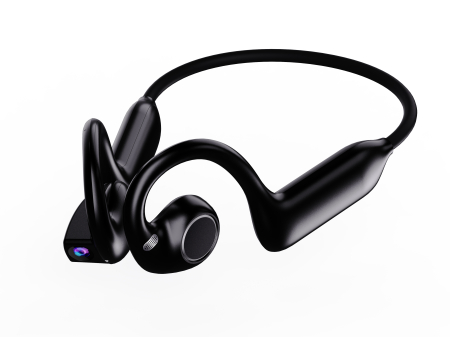 Vezeték nélküli fejhallgató - iSEN E900 AI Bluetooth Fülhallgató, Fekete, Sony 8MP Kamera, Open-Ear, Bluetooth 5.4, WiFi, 8GB Tárhely, AI Fordítás, Hangasszisztens, Kettős Mikrofon, 220mAh