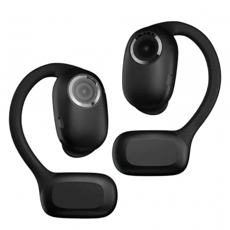 Vezeték nélküli fejhallgató - Vezeték nélküli open-ear Blackview AirBuds 100 fülhallgató 500mAh töltőtokkal, Bluetooth 5.3, Onyx Black