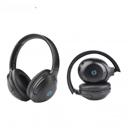 Casti wireless over-ear pliabile iSEN HL2, Negru, Bluetooth v5.3, Microfon incorporat, ANC (active noise cancelling), Bas stereo, 300mAh [3]