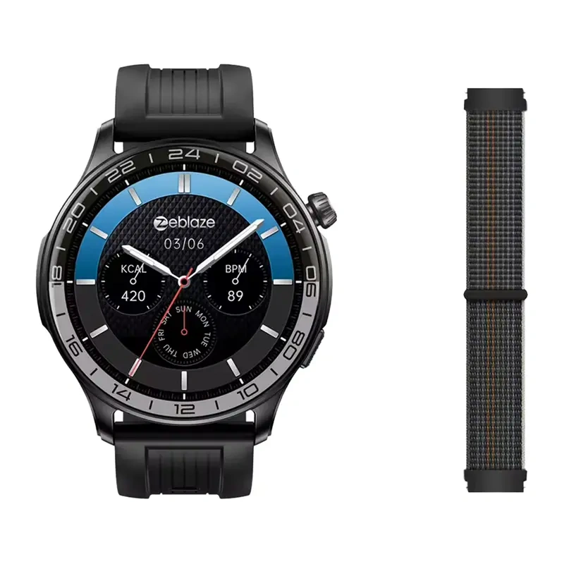 Fittness bands and watches - Ceas inteligent Zeblaze Btalk 4 Pro (negru)