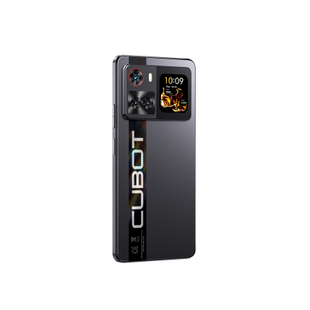 Mobile Phone Cubot X100, Black, 5G, 6.88" HD+ 120Hz, 16GB RAM (8GB + 8GB extended), 256GB ROM, Android 15, Dimensity 7025, 64MP, 1.72" Rear Screen, NFC, Face ID, 5100mAh, 33W, Dual SIM [3]