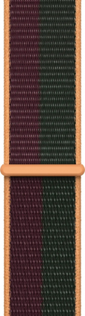 Curea Apple Watch Sport Loop, 41mm, Dark Cherry/Forest Green [1]
